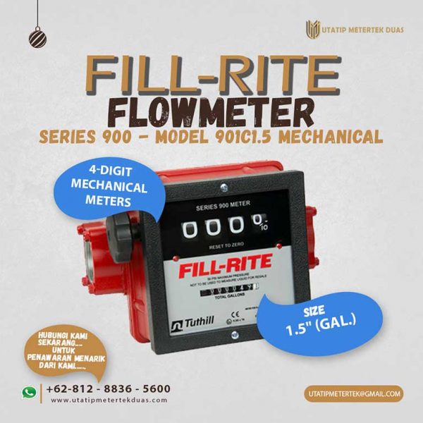 Fill-Rite Flowmeter 901C1.5 Mechanical