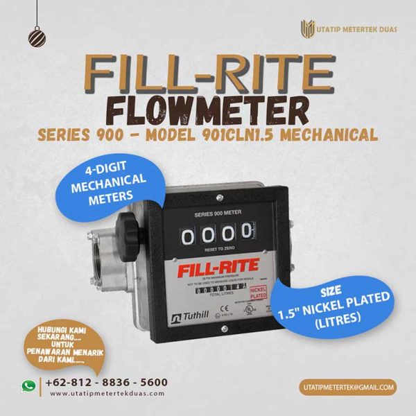 Fill-Rite Flowmeter 901CLN1.5 Mechanical