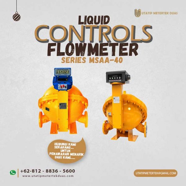 LIQUID CONTROLS FLOWMETER MSAA-40