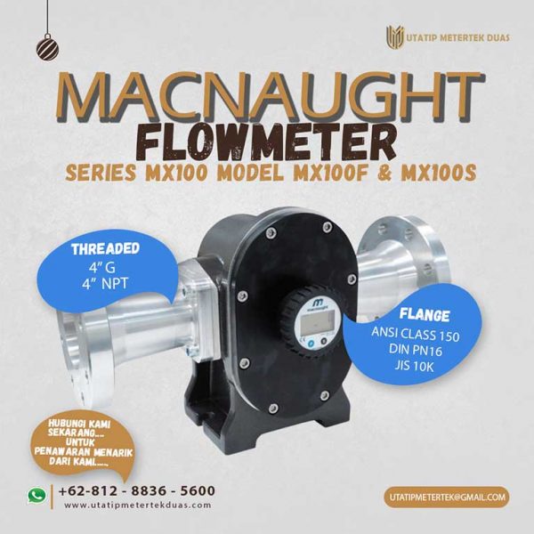 Macnaught Flowmeter MX100 Digital