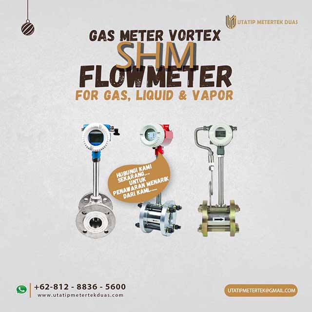 Gas Meter Vortex SHM 1/2 Inch