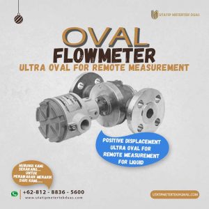 ULTRA OVAL for Remote Measurement Oval Flowmeter