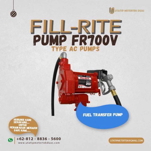 Fill-Rite Pump FR700V Type AC Pumps