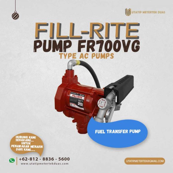 Fill-Rite Pump FR700VG Type AC Pumps