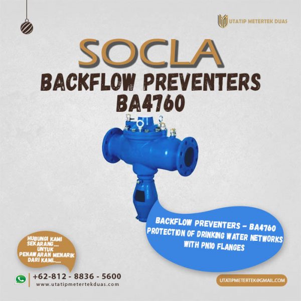 Backflow Preventers BA4760 Valve Socla