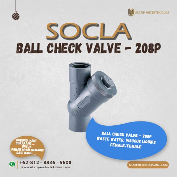 Socla Ball Check Valve-208P