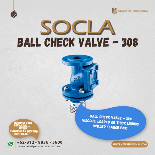 Ball Check Valve 308 Socla
