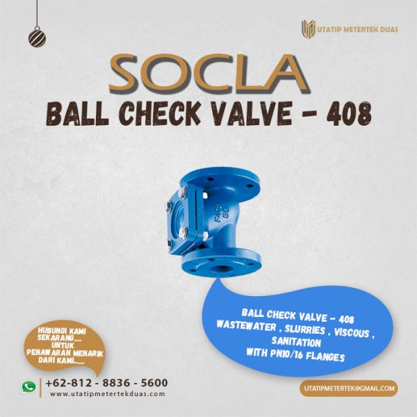 Ball Check Valve 408 Socla