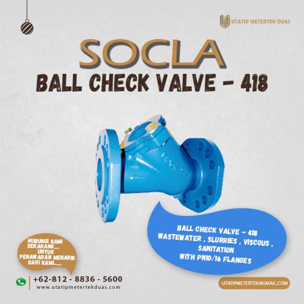 Socla Ball Check Valve-418