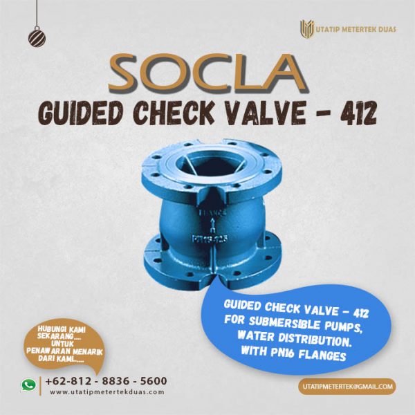 Guided Check Valve 412 Socla