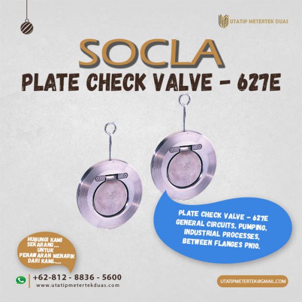 Plate Check Valve 627E Socla