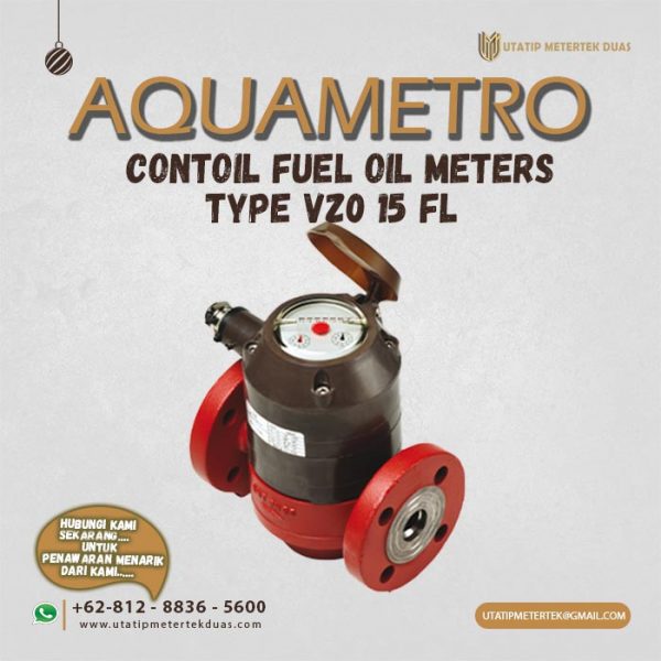 Flow Meter Aquametro VZO 15 FL Contoil Fuel Oil Meters