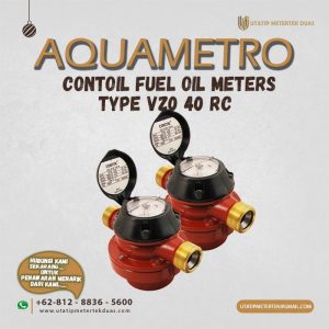Flow Meter Aquametro VZO 40 RC Contoil Fuel Oil Meters