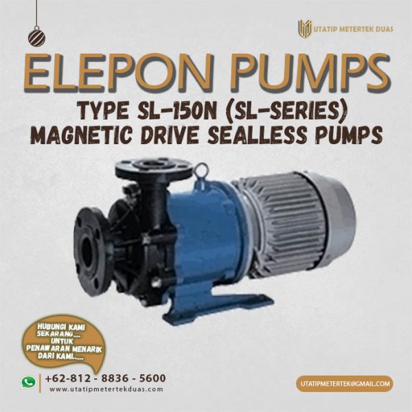 Elepon Pump SL-150N Magnetic Drive Sealless Pumps