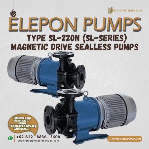 Elepon Pump SL-220N Magnetic Drive Sealless Pumps