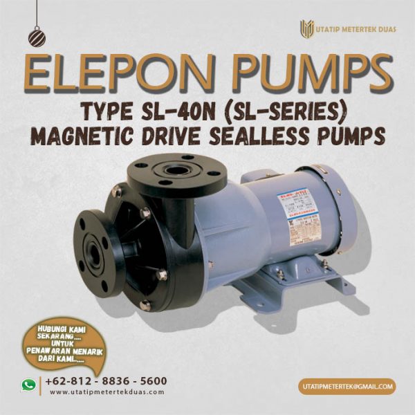 Elepon Pump SL-40N Magnetic Drive Sealless Pumps
