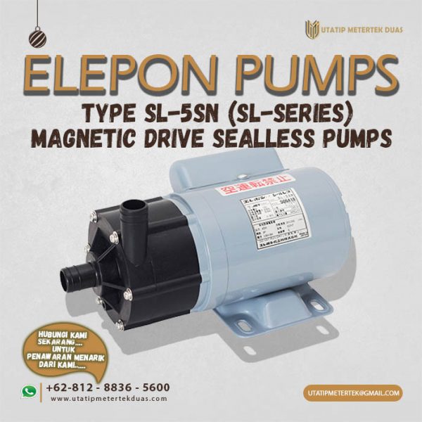 Elepon Pump SL-5SN Magnetic Drive Sealless Pumps