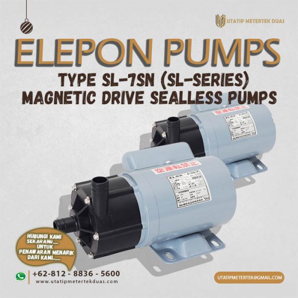 Elepon Pump SL-7SN Magnetic Drive Sealless Pumps
