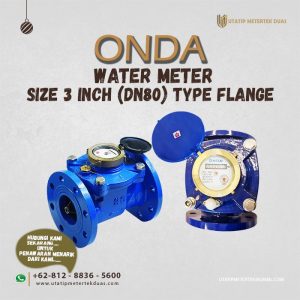Water Meter Onda 3 Inch Type Flange