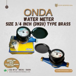 Water Meter Onda 3/4 Inch Type Brass