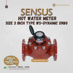 Hot Water Meter Sensus 3 Inch Type WS-Dynamic DN80