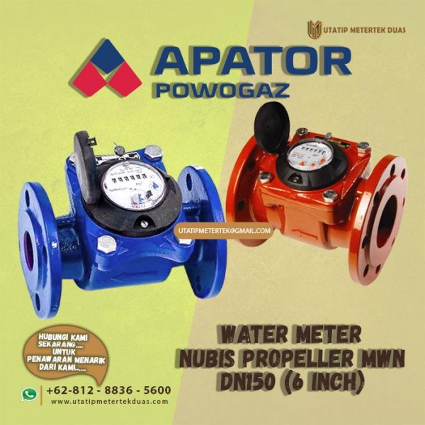 Water Meter Powogaz Type MWN DN150 (6 Inch)
