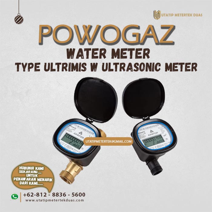Powogaz Water Meter ULTRIMIS W ULTRASONIC METER