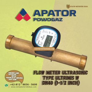 Water Meter Powogaz Type Ultrimis W DN40 (1-1/2 Inch)