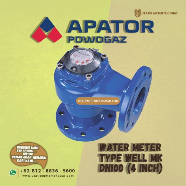 Water Meter Powogaz Type Well MK DN100 (4 Inch)