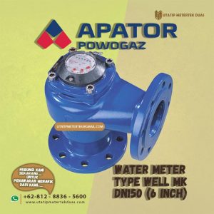Water Meter Powogaz Type Well MK DN150 (6 Inch)