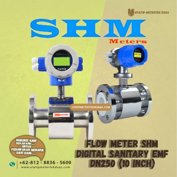 SHM Sanitary EMF Electromagnetic Meters 10 Inch
