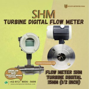 Flow Meter Turbine Digital SHM DN15 (1/2")