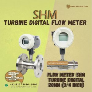 Flow Meter Turbine Digital SHM DN20 (3/4")