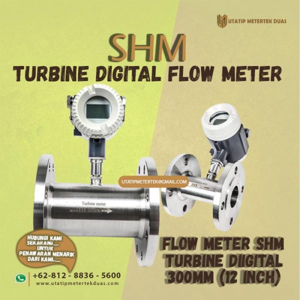 Flow Meter Turbine Digital SHM DN300 (12")