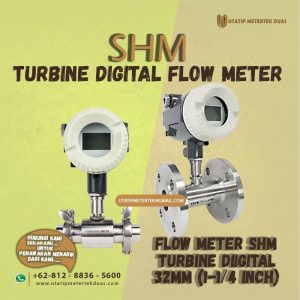 Flow Meter Turbine Digital SHM DN32 (1-1/4")