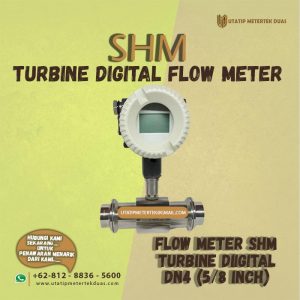 Flow Meter Turbine Digital SHM DN4 (5/8")