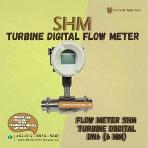 Flow Meter Turbine Digital SHM DN6 (5/12")