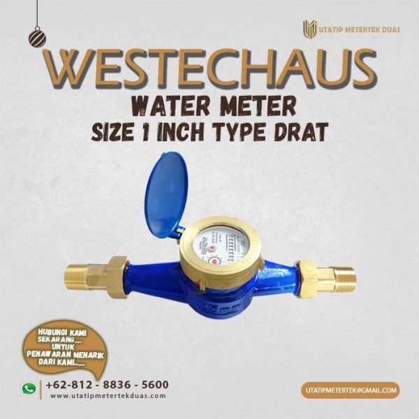 Water Meter Westechaus 1 Inch Type Drat DN25
