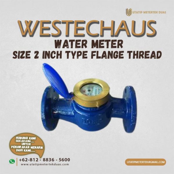 Water Meter Westechaus 2 Inch Type Flange Thread